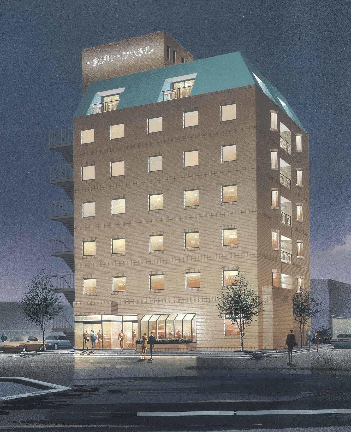 Ichinomiya Green Hotel Exterior photo